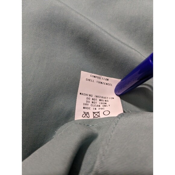 Blaque Label Women's Green Short Sleeve Blouse M *READ DESCRIPTION* - Picture 5 of 8